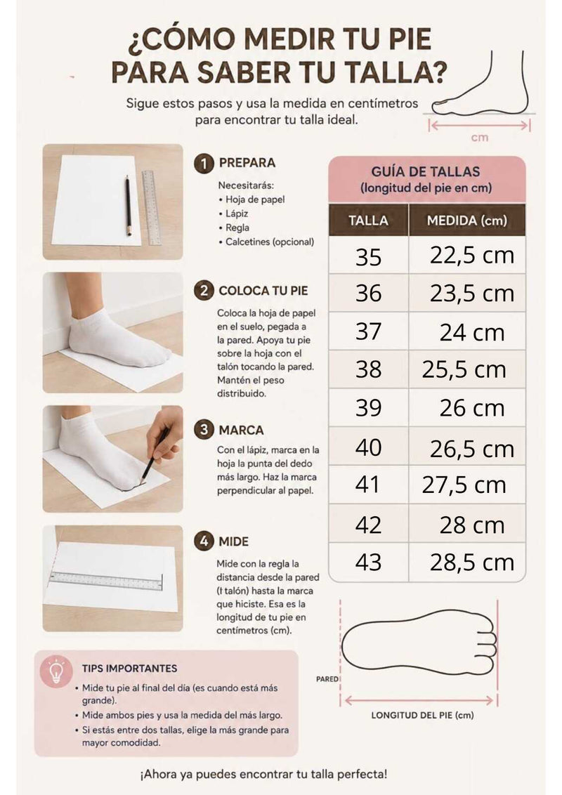 Guía de tallas