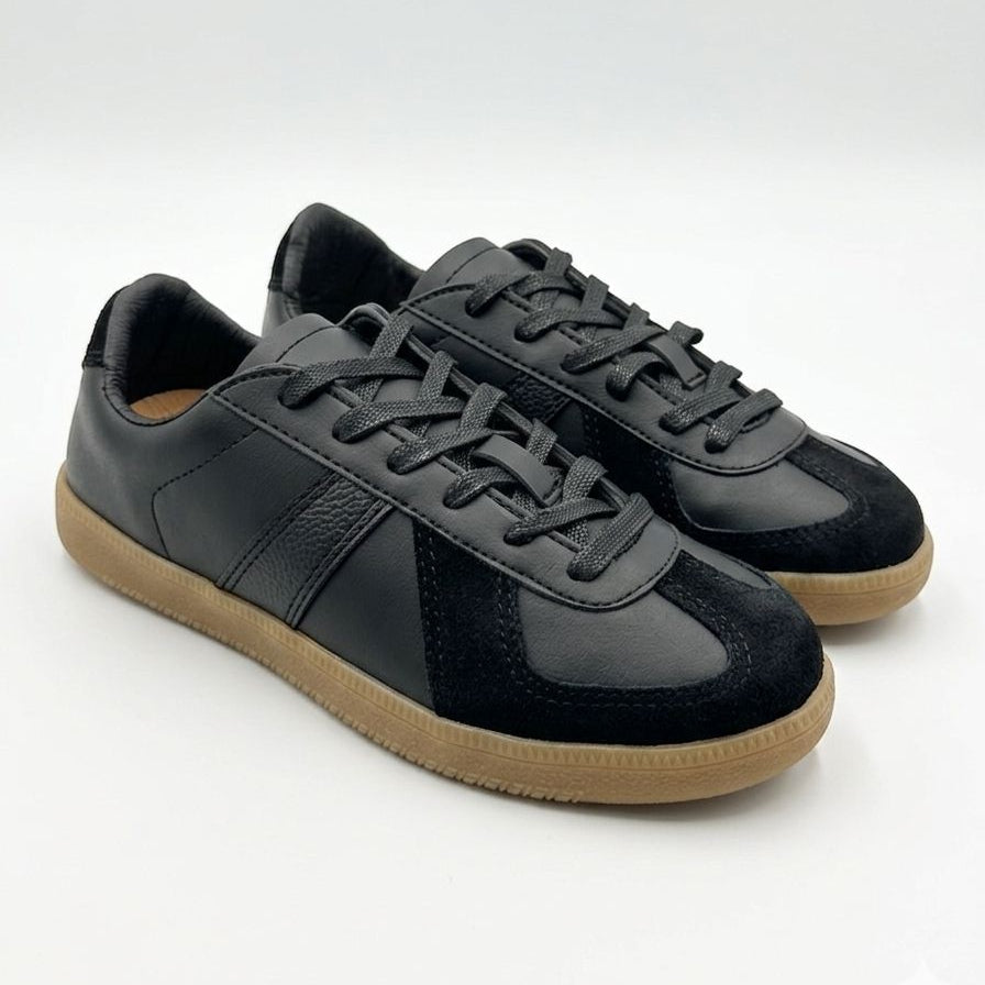 TENIS RETRO MILITAR GAMUZA - vista 1