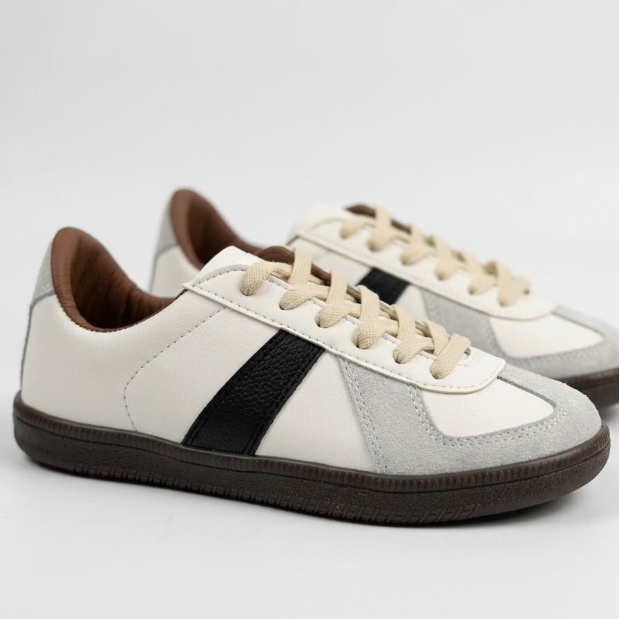 TENIS RETRO MILITAR GAMUZA - vista 3