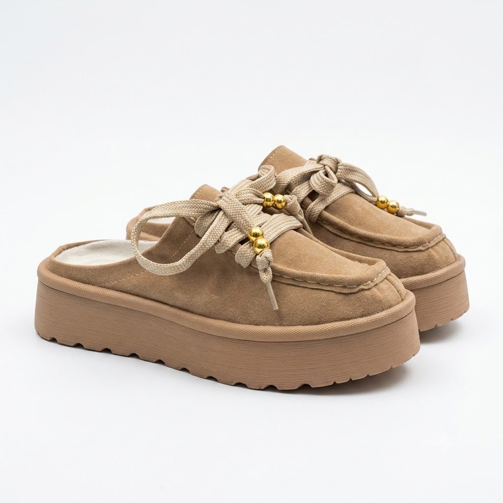 MULE PLATAFORMA MOCASÍN BOHO - vista 1