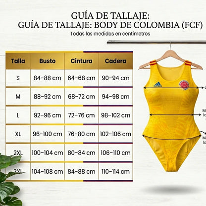 BODY DEPORTIVO SELECCIÓN COLOMBIA FEMENINO - vista 4
