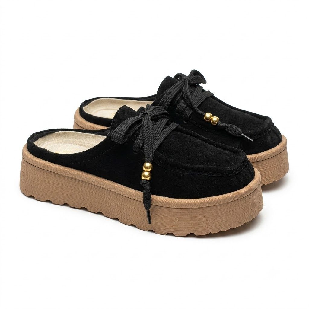 MULE PLATAFORMA MOCASÍN BOHO - vista 2